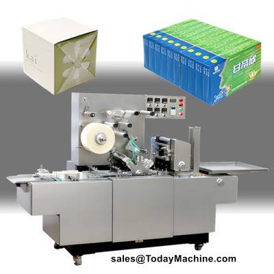Perfume Tea Cosmetic Box Film Cellophane Overwrapping Transparent Film Wrapping Machine