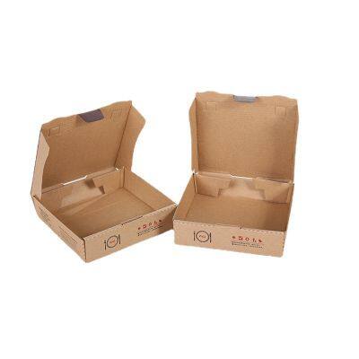 Hot Sell Corrugated Paper Pizza Box Custom Logo Biodegradable Cardboard Takeaway Pizza Box photo-3