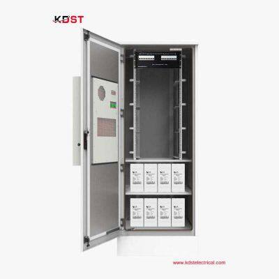KDST 42U Telecom Battery Cabinet with 1500W AC & 200Ah Capacity – Outdoor Electrical Enclosure
