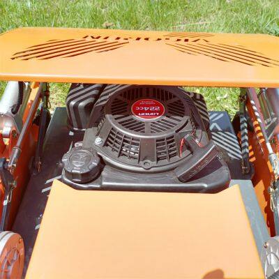 VTC550 Wireless Radio Control Rubber Track Lawn Mower Trimmer Made in China Manufacturer Factory photo-2