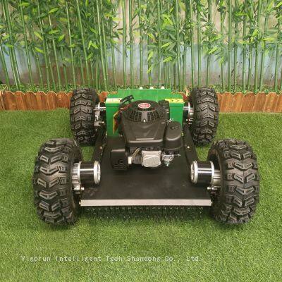 remote control steep slope mower, China robotic brush mower price, remote control mower price for sale