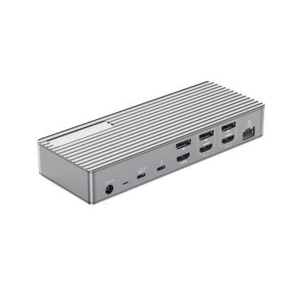 20 in 1 Thunderbolt4/USB4 Docking Station With 3 HDMI 3 DP photo-3