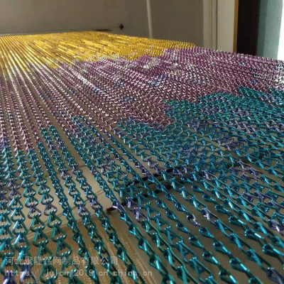 Antique Bronze Metal Decorative Mesh for Museum Display Cases