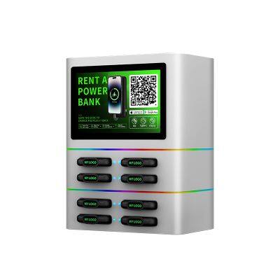 8-Port Power Bank Cabinet | Shared Charger with Dazzling LED Lights | Source Factory’s One-Stop Global HW&SW Development
