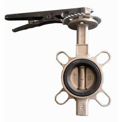 Heavy-Duty Stainless Steel Butterfly Valve DN40~DN800 with EPDM and PTFE Seat for Chemical Processing