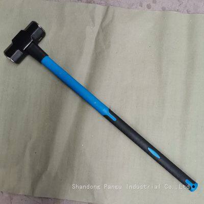 SLEDGE HAMMER WITH FIBERGLASS TPR HANDLE BLACKSMITH HAMMER photo-2