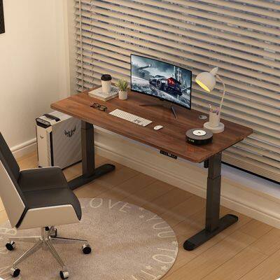 Computer Gaming Desk Metal Base Laptop Electric Adjustable Standing Desk Student Table Factory Price photo-4