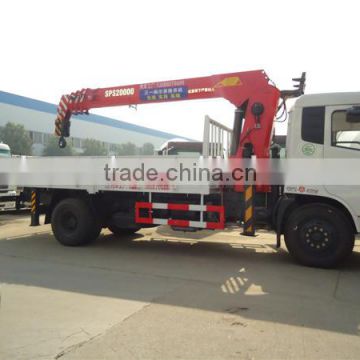 Euro IV Dongfeng DFL 4x2 crane truck,5 ton crane lorry truck