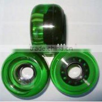 Transparent Green Longboard Wheel