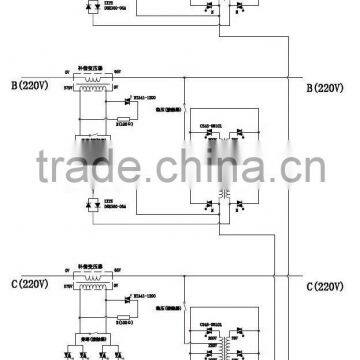 Three Phase 150KVA Non-contact Stabilizer/ Silicon Controlled for CNC Machine photo-3