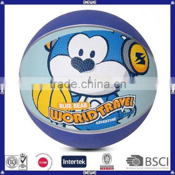 Promotion Use Rubber Basketball with customized logo&color