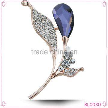 Good design diamond luxury fashion custom brooch wholesale