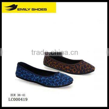 Lady' leopard pattern casual shoe