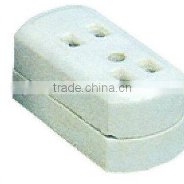 China manufacture porcelain ceramic electrical socket plug