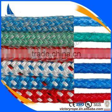 8mm polyester 16 braided rope ship rope for yachts