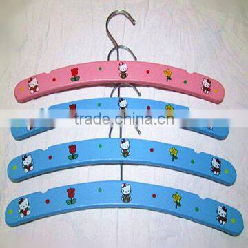 Hot Sales Hello Kitty Cartoon Wooden Baby Hanger