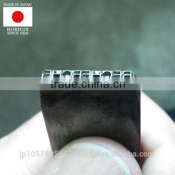 Reliable and High-precision metal marking stamp for impact tools made in japan, various type of logo available