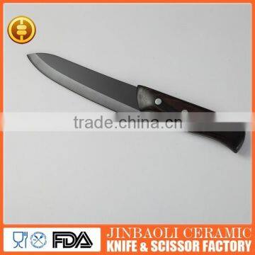 6 inch black mirror ceramic knife