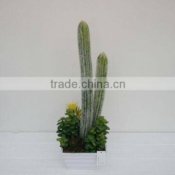 High nature decorative tall artificial plants artificial succulent/cactus arrangement