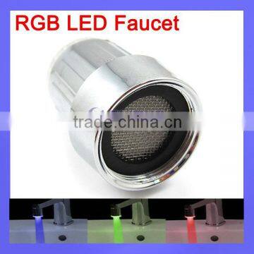 Diameter 24mm Universal Thread Temperature Control Kitchen RGB LED Faucet