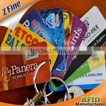 full printing Unique QR code PVC card PVC key tag