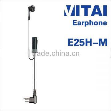 VITAIE25H-M Earbuds Tube Type Walkie Talkie Earphone