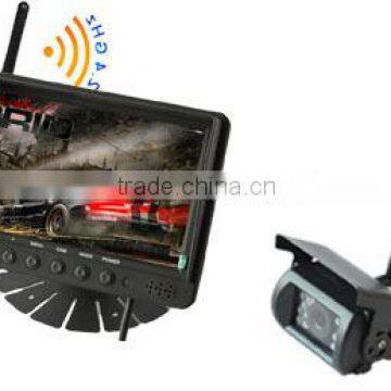 RV-7008-1WS 2.4GHZ Wireless Car Parking Sensor System With 7 Inch LCD Monitor