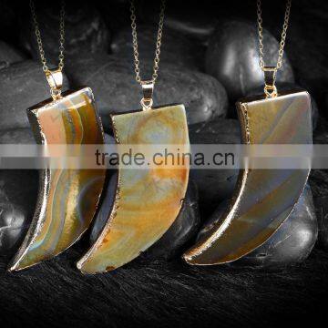 Top Sale Long Chains Necklace / Popular Long Chains Amber Necklace photo-3