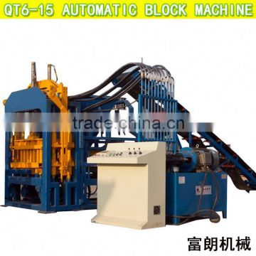 ultifunctional QT 6-15 Grave used Paving cheap concrete brick making machines Export Egypt