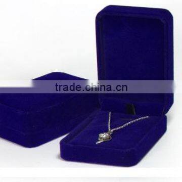 AN45 ANPHY Single Pears Necklace Drop Pendants Flip Jewelry Gift Box Holder Display Sapphire 7*10*3.5cm 74g