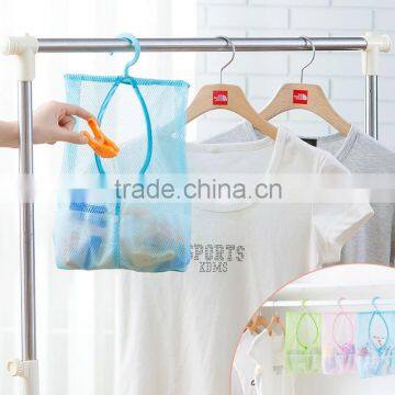 AN413 ANPHY Baby Cloth Hanging Bag Children Sock Underwear Storage Cabinet Organizer Baby Wear Holder Net Fabric Hanger