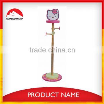 Demountable Cartoon Kids Wooden standing coat rack