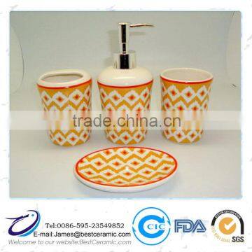 Pupular Dolomite Ceramic Bathroom Sets