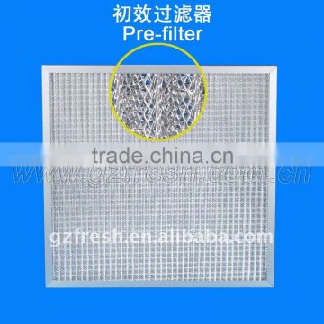 supply High quality Metal mesh pre-filter,air intake pre filter,washable metal air filter for air conditioner with with ISO9001