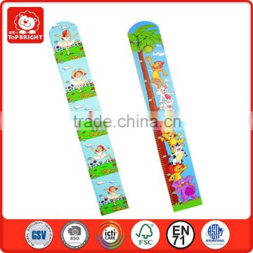 alibaba china manufacturer elephant monkey paster design measure the kids height ruller growth chart