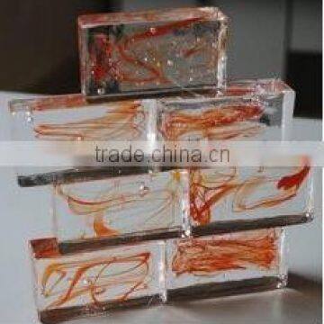 building decorative glass block with high quality glass block price glass block with hole