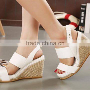 Wholesale China Women Shoes High Heels Sexy New Design Women Wedge Sandals  photo-4