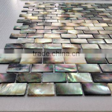 12"x12" black lip mother of pearl shell Mosaic                        
                                                                                Supplier's Choice