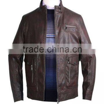 OEM man leather jacket price