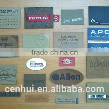 2015 new fashion high quality custom pu patch
