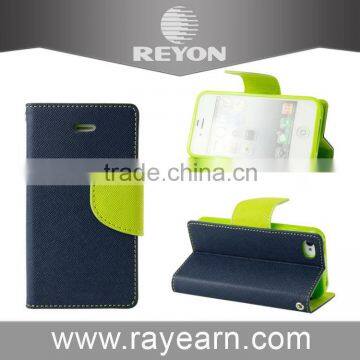 REYON new produts for iphone 4 leather case with holder for stylus