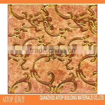 Luxury tile polished crystal within gold