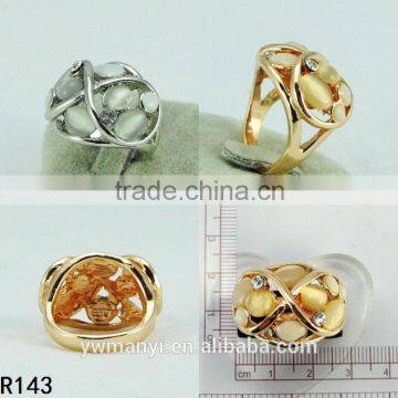 2016 New Design DIY Charm Beautiful and High Quality Jewelry Orange Gemstone Ring for Men R0143 photo-2