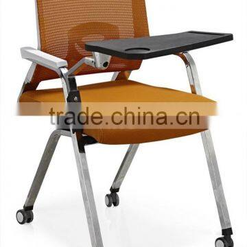 Fashionable training folding chair with writing board