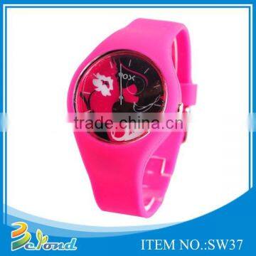 High quality cheapest hot sale waterproof silicone bracelet watch