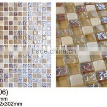 crystal glass mosaic tile