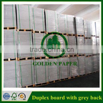 High Quality coated Duplex Board with grey back