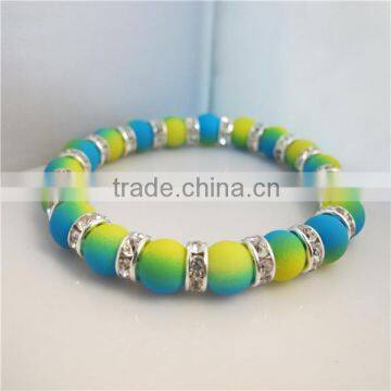 2014 New Hotsale! Women Bracelets Bangles 8mm Neon Infinity Cheap Bracelet!120pcs mix order. RBB015