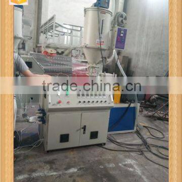 SJ-45/30 transparent PVC pipe extruder machine of single screw