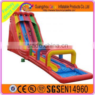 Best quality giant cheap colorful slide/inflatable water slides for sale